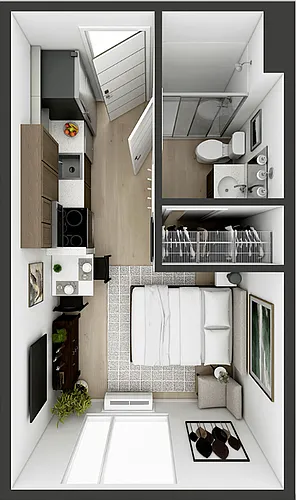 Floor plan Studio