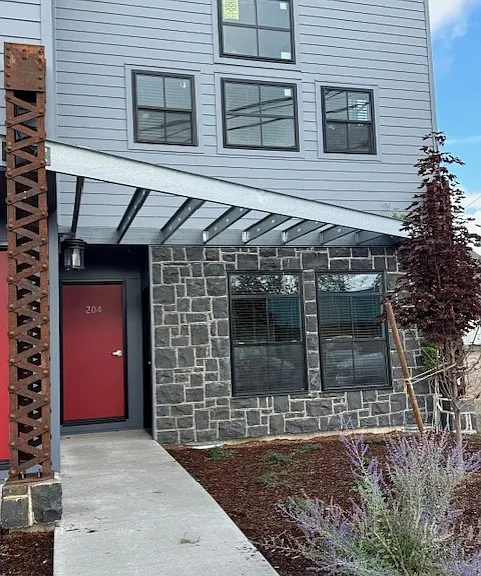 Front of complex