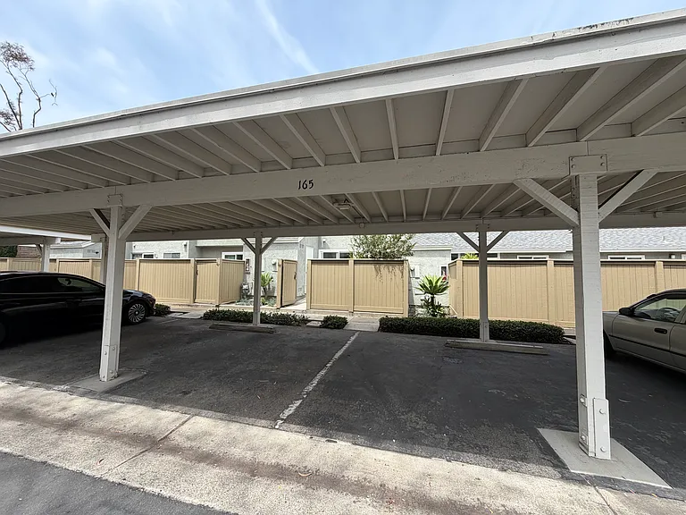 2-Car Covered Carport Parking Garage
(Ample Street Parking)