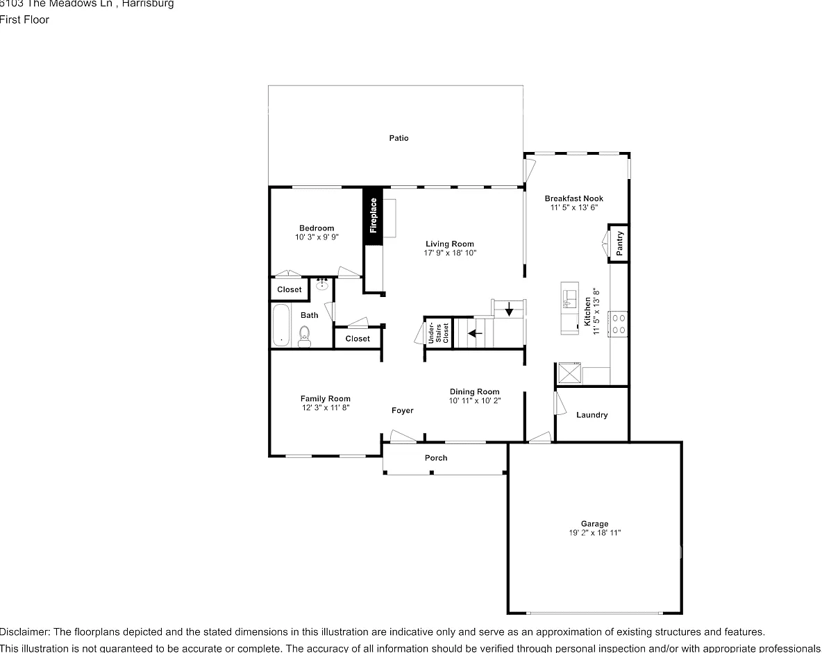 6103 The Meadows Ln Harrisburg, NC 28075 — Photo 2