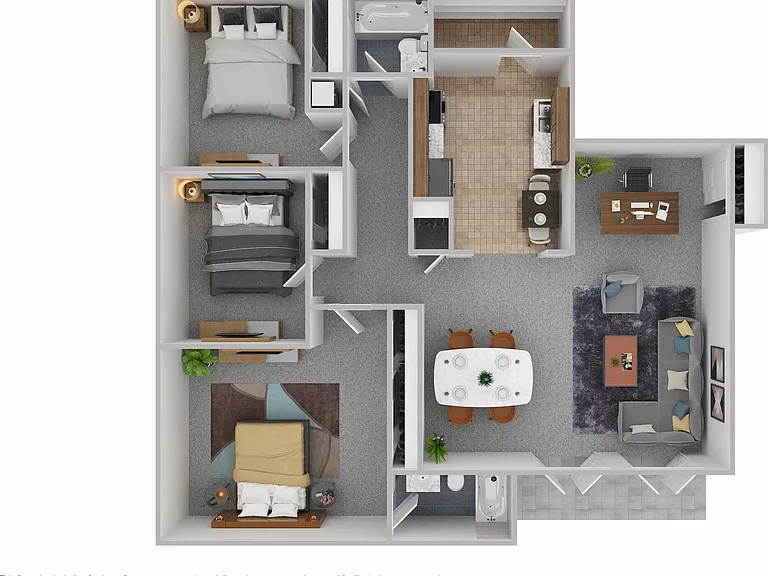 3 Bedroom 2 Bath 3 Bedroom 2 Bath