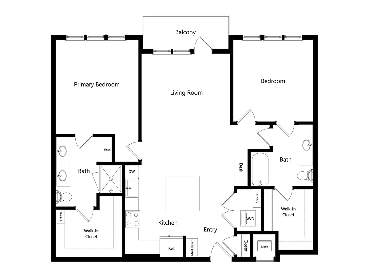Floor plan B3