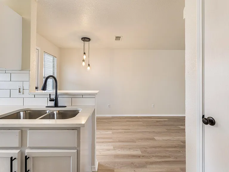 Dining and kitchen area