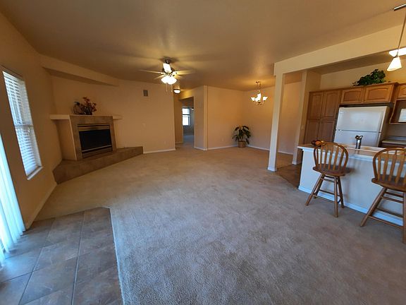 9' ceilings and large walk-out patio doors make it not feel like a basement.