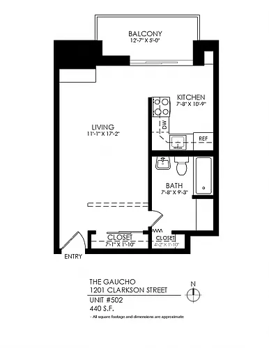 Floor plan Studio