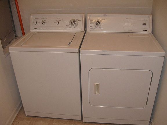 Laundry in unit 