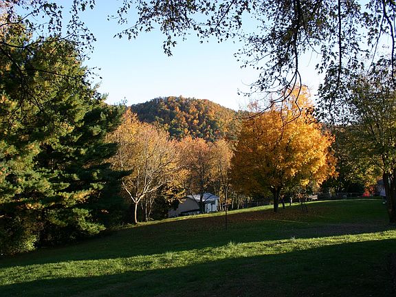 View from back deck. Taken in October.
