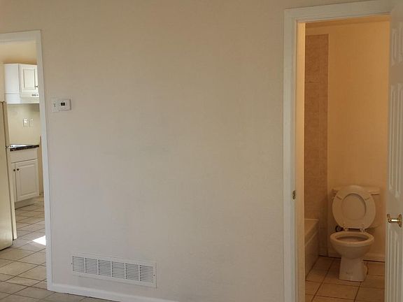 bathroom off of the family room
