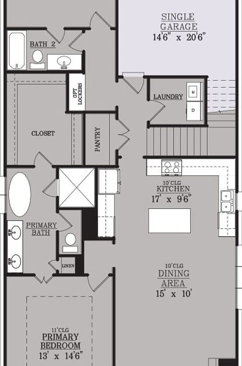 Marion Floorplan First Floor