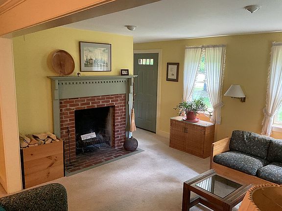 Central fireplace