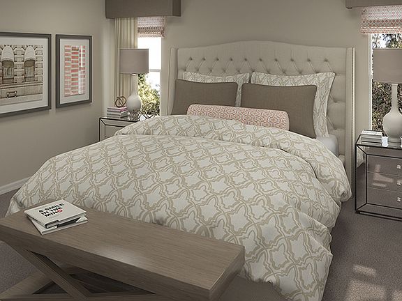 elegant master bedroom