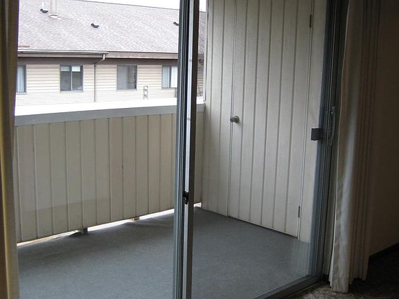Balcony with enclosed storage