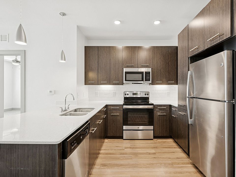 Elegant kitchens with stainless steel appliances