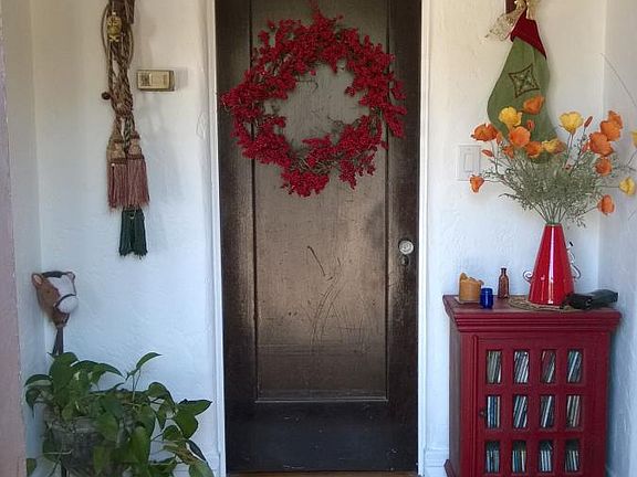 Entry Looking through Open Front Door