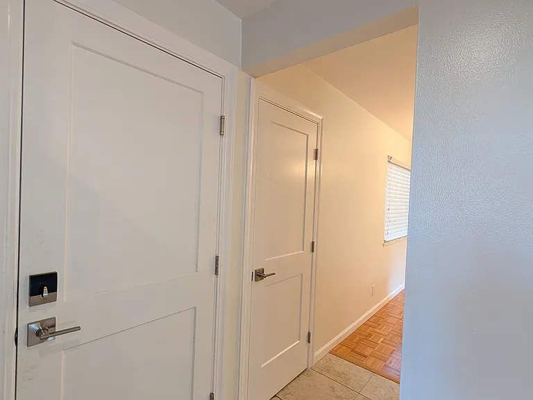 Passage from kitchen to dining room.