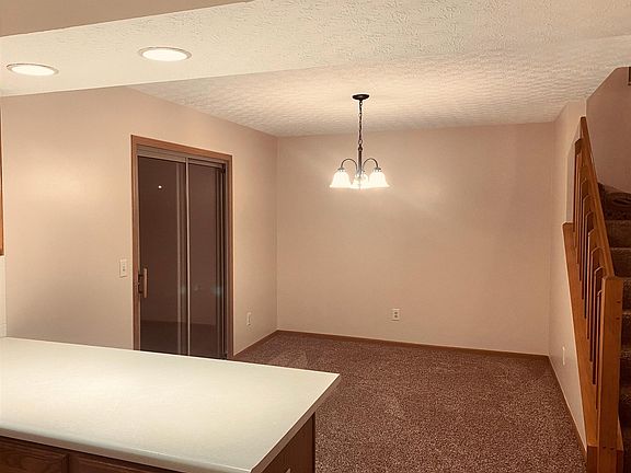 View into dining room from kitchen