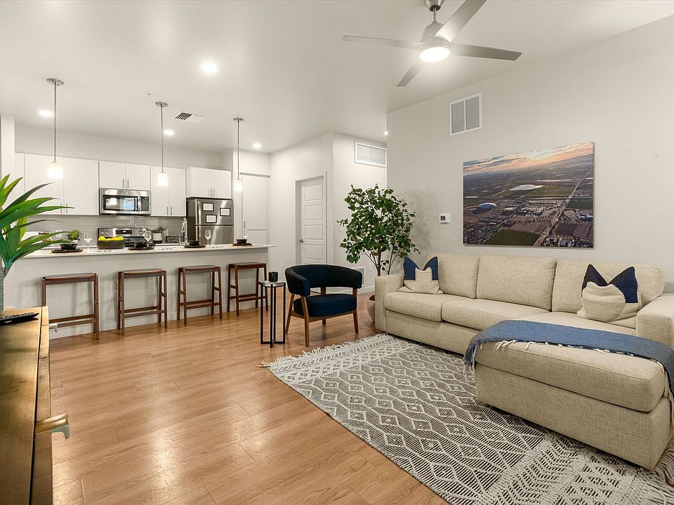 Open-concept living area
