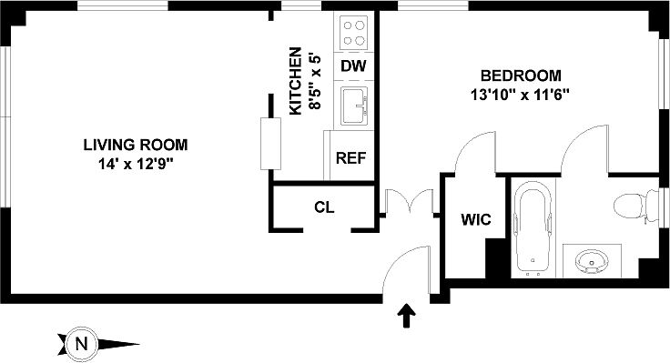 2nd image of 304 W 75th St APT 10H