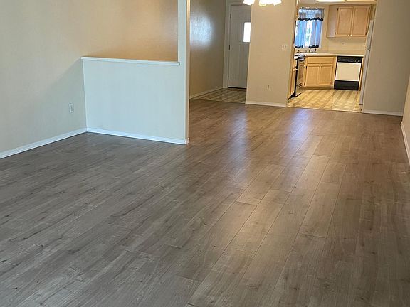 Living room to dining room and entry and kitchen--new kitchen in the making!