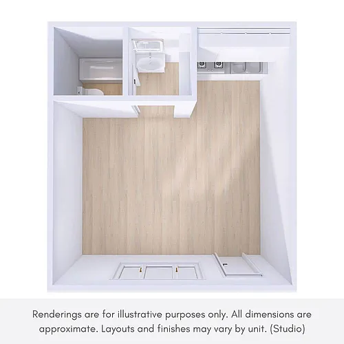 Floor plan Studio