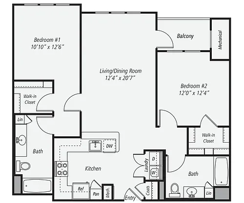 Floor plan B2-XF-1126
