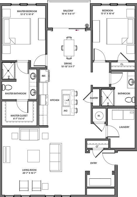 Floor Plans - Building 1600