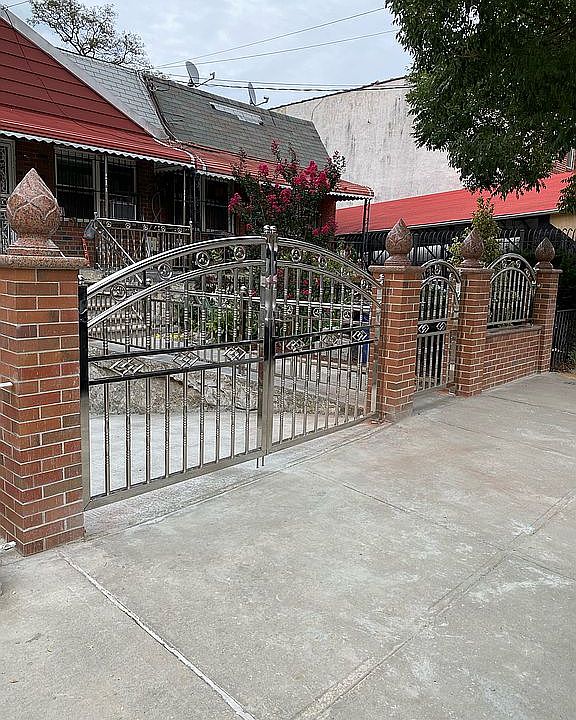 Driveway and gates