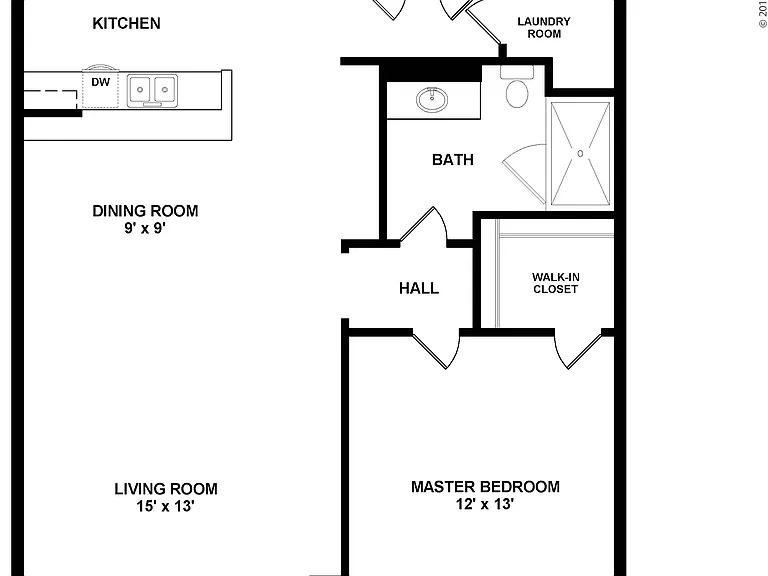 Rome: Beds - 1: Baths - 1: SqFt Range - 833 to 833