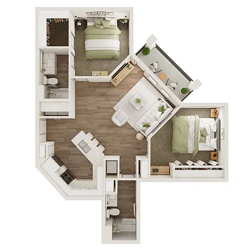 Floor plan Radiant