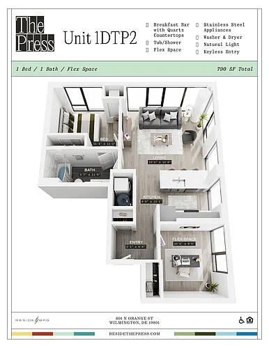Floor plan 1DTP2