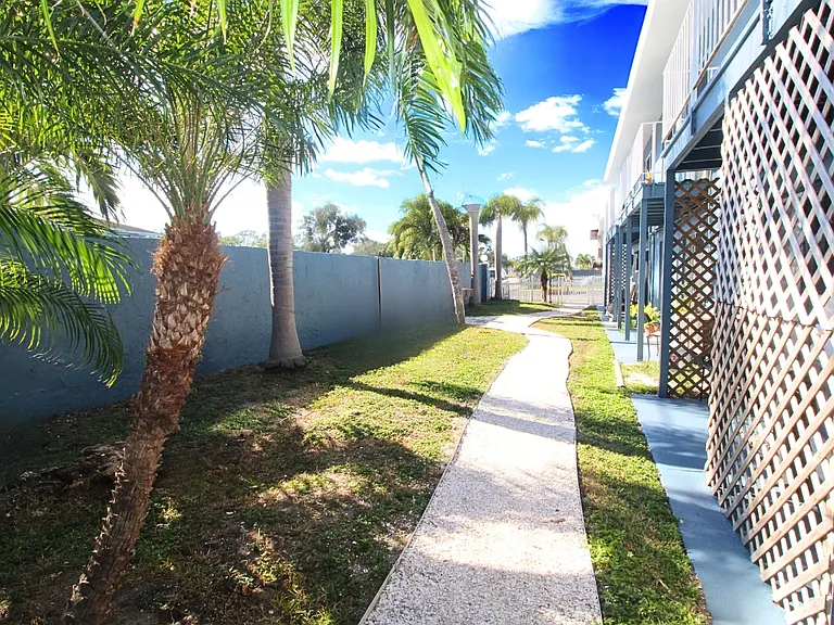 Behind Building