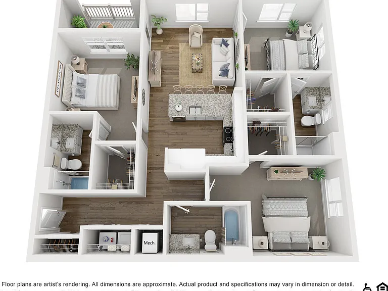 C1 floor plan The Dakota