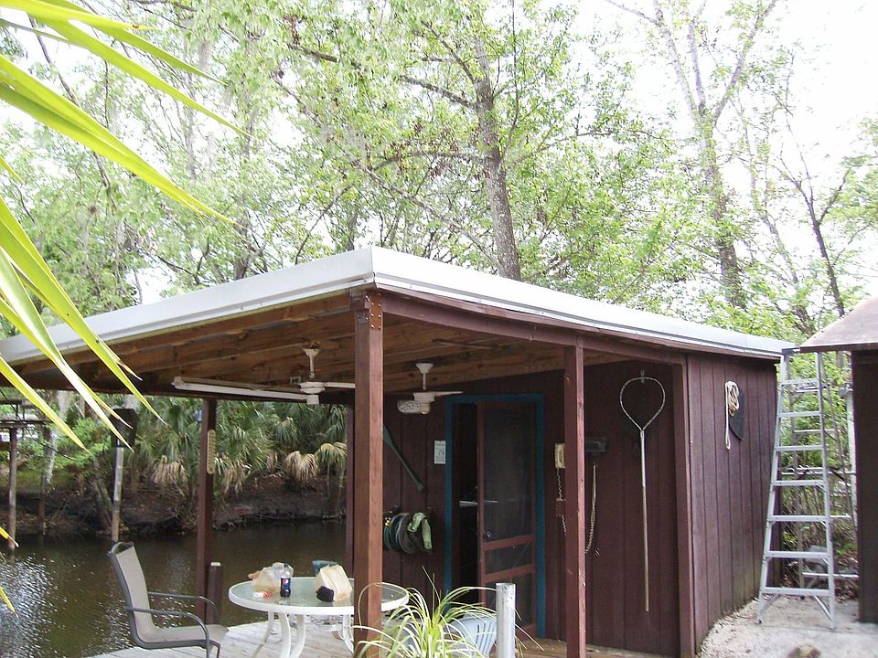 Fish Shack on right of deck