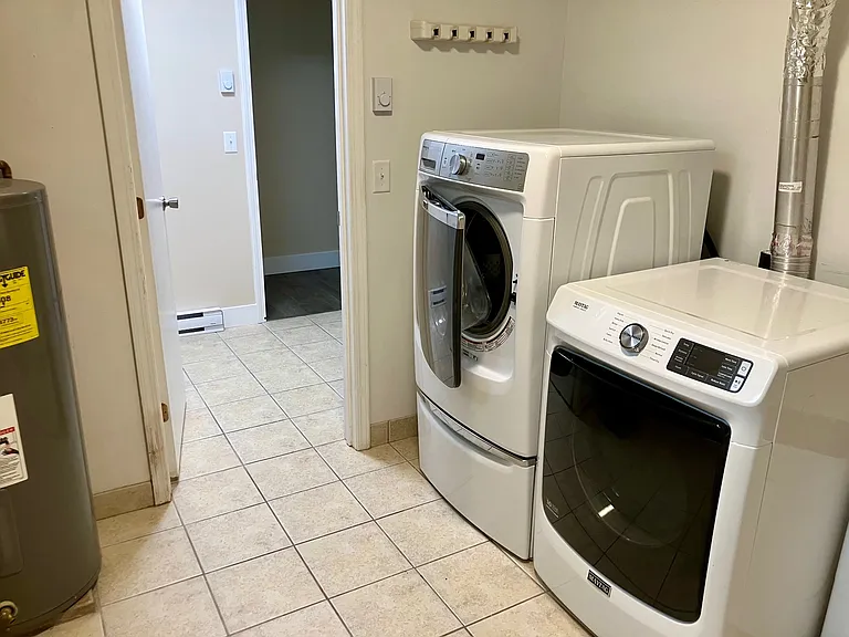 Laundry room on lower level