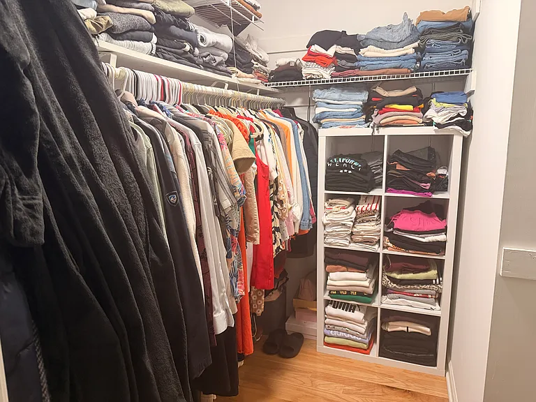 Large walk-in closet