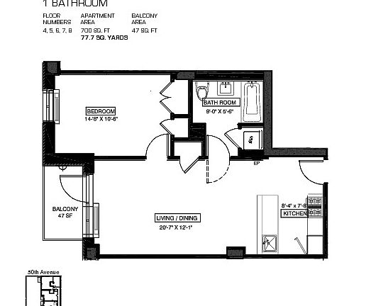 2nd image of 2-26 50th Ave #6D