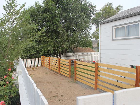 garden area or side of house