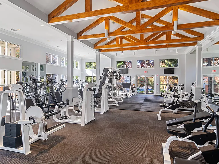 Fitness Center with Training Equipment