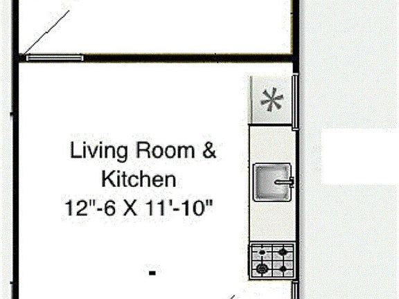 2nd image of 407 W 52nd St APT 1C