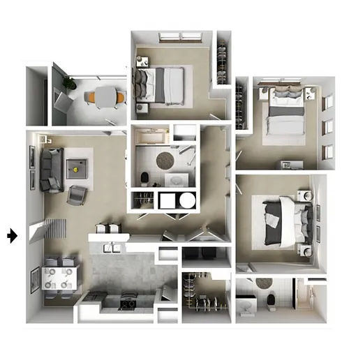 Floor plan 3 X 2