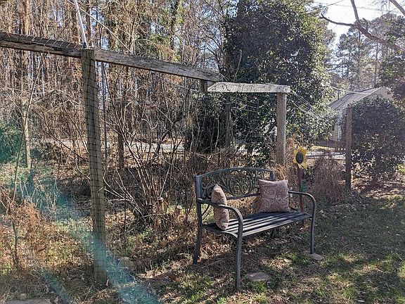 front yard garden space