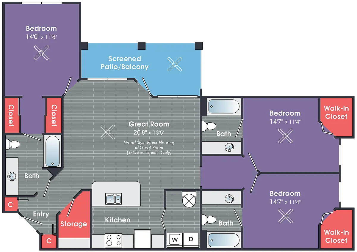 Floor plan Midsummer Sail