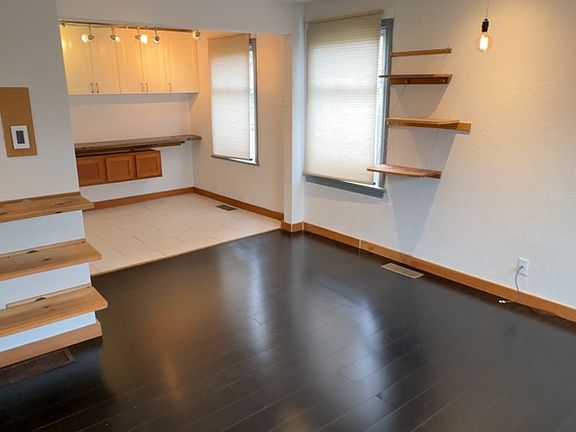 Living room into kitchen