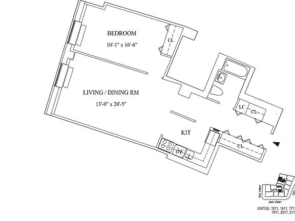 2nd image of 99 John St APT 1611