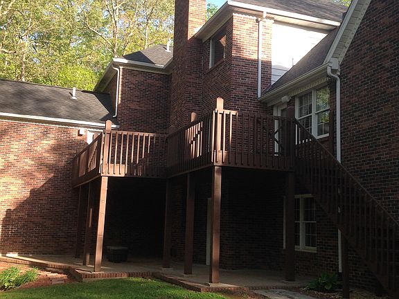 Patio under back deck