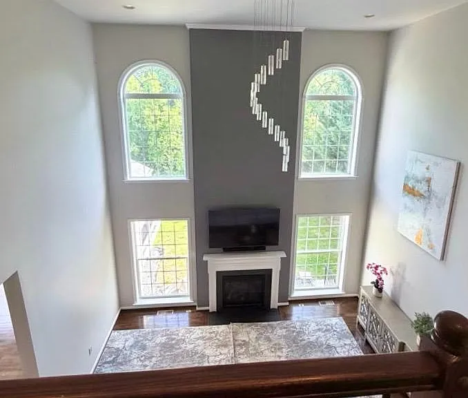 living room view from the top