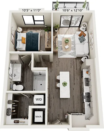 Floor plan A12