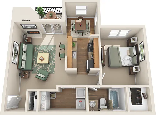 Floor plan A1