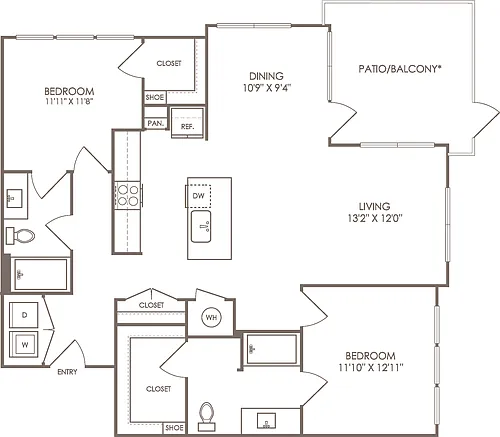Floor plan B3A