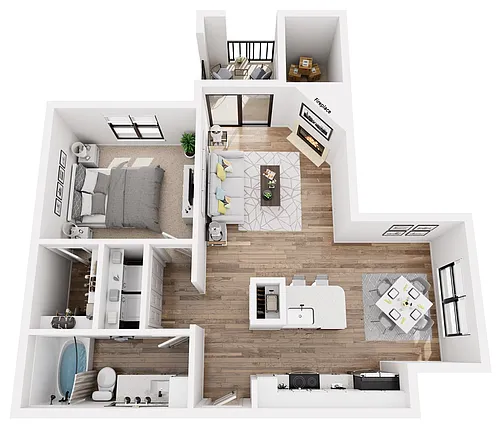 Floor plan A4P